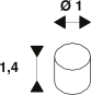 SLV Abstandshalter Set für ENOLA 1003479 