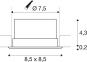 SLV VERLUX Einbauleuchte LED      112682 