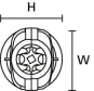 Hellermann Relilight V61.5I2-PA66V0/SI 