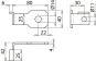 Dehn Anschlussbügel IF1 AB EXFS IF1 W 14 