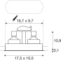 SLV HORN double QPAR51           1006122 