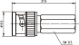 TG BNC-Kabelstecker TWIST-ON J01002A0015 