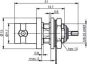 TG BNC-Einbaubuchse SW 50    J01001A1222 