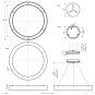 EVN LED Pendelleuchte -rund -  RPD800925 