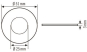 ESYLUX Adapter zum Einbau von 