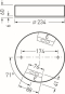 TRIL Anbauleuchte, OTA opal-     6457140 