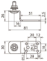 Dehn 123043 HA  HA M8 AL ZF B5.2 6.5 V2A 