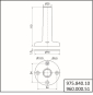 Werma Fuß m.integriertem Rohr   97584010 