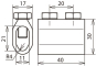 DEHN Trennmuffe Rd 8-10/10mm Alu  450101 