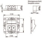 TG Modul-Aufnahme 50x50      H02010A0083 