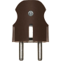 Merten SCHUKO-Stecker dunkel-     122415 