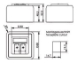 TEGA Modul-Aufnahme AP 80x80 H02000A0109 