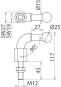 DEHN Kugelfestpunkt KFP 25 W90 M12 45SSM 