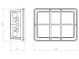 KAIS Universal Einbaugehäuse     1297-34 
