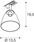 SLV PARA CONE GL SPOT 1PH-Spot   1006155 