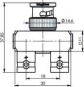 TG BNC-Y-ADAPTER 75 OHM (F-  J01005A0005 