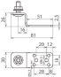 Dehn 123043 HA  HA M8 AL ZF B5.2 6.5 V2A 