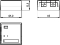 TG Modul-Aufnahme 2-fach Ap  H02000A0072 