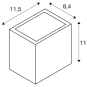 SLV SITRA CUBE WL Up+Down IP44   1002032 