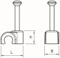 OBO 2012 35 SW ISO-Nagel-Clip 12mm L35 