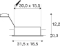 SLV NEW TRIA ES111 SQUARE         113840 