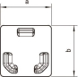 OBO WDK HE15015RW Endstück 15x15mm PVC 