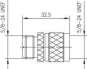 TG Adapter UHF-N (F-M) UG    J01043A0832 