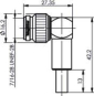 TG TNC-Kabelwinkelstecker    J01010A0019 