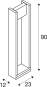 SLV QUAD    QUAD POLE FL 3000K anthrazit 