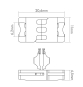 Nobile Verbinder starr Flex   5011510015 