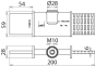 DEHN Erdungspatrone NH    EP NH4A TI M10 