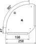 OBO RBD 90 200 FS Deckel f.90°-Bogen 