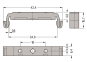 WAGO 209-120 Montagefuß,an Klemmen mit 