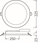 LEDV LED-Slimdownlight DA205 IP20 