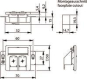 TG Modul-Aufnahme 50x50 rw   H02010A0081 