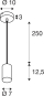 SLV ASTO TUBE, Pendelleuchte,    1006432 