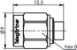 TEGA SMA-Kabelstecker        J01150A0121 