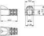 TG Tülle für MP8 FS, d = 7   B00080B0090 