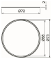 OBO ZH 68-AR HW Ausgleichsring 