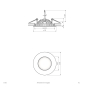 EVN LED-Downlight Druckguss weiß DL10502 