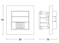 Steinel Präsenzschalter IR 180 KNX weiß 