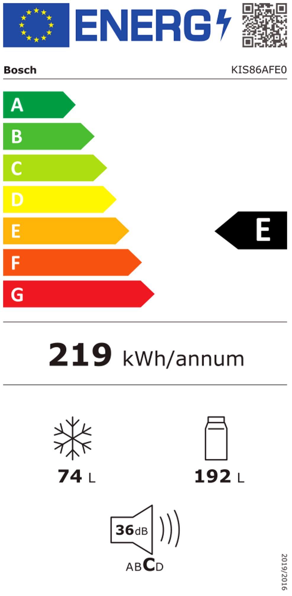 Bosch KIS 86 AFE 0 EB-Kühlkombi 