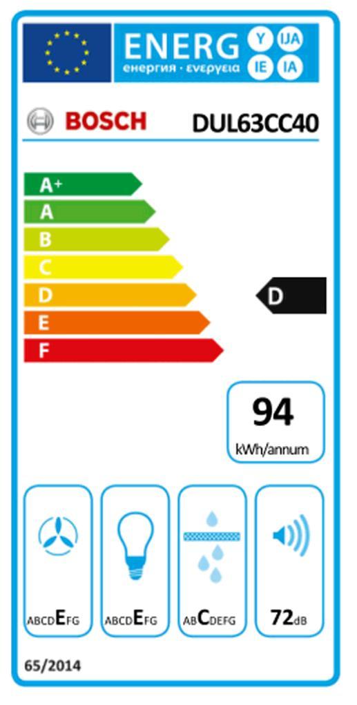 Bosch DUL 63 CC 40 br Unterbauhaube 
