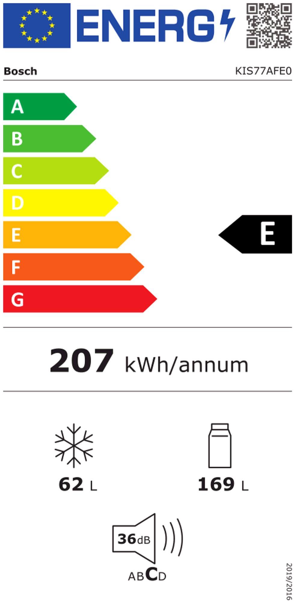 Bosch KIS 77 AFE 0 EB-Kühlkombi 