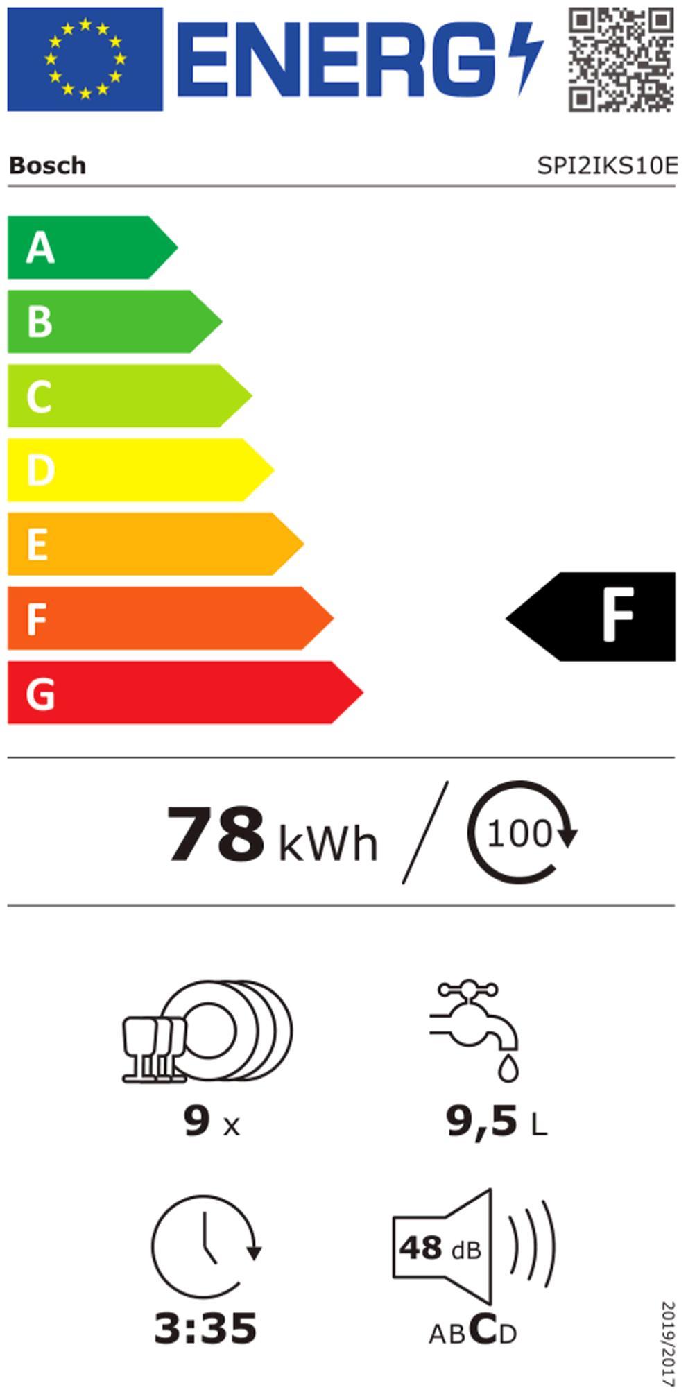 Bosch SPI 2 IKS 10E Ed EB-Geschirrspüler 