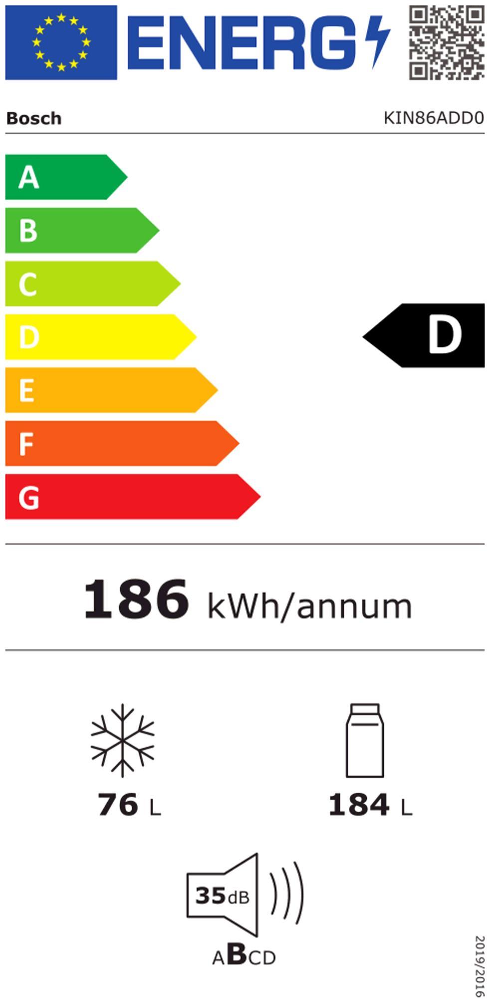 Bosch KIN 86 ADD 0 EB-Kühlkombi 