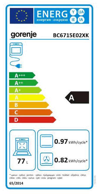 GORENJE BC 6715E02XK Ed EB-Herd 
