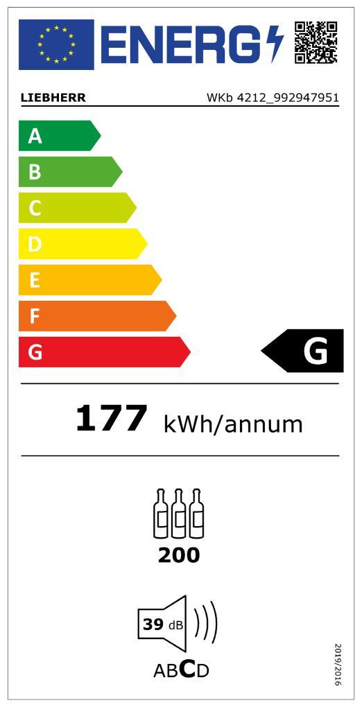 Liebherr WKb 4212-21 sw Weinklimaschrank 