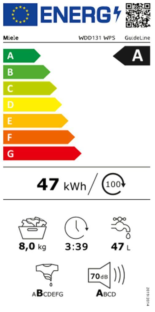 Miele WDD 131 WPS GuideLine Waschautomat 