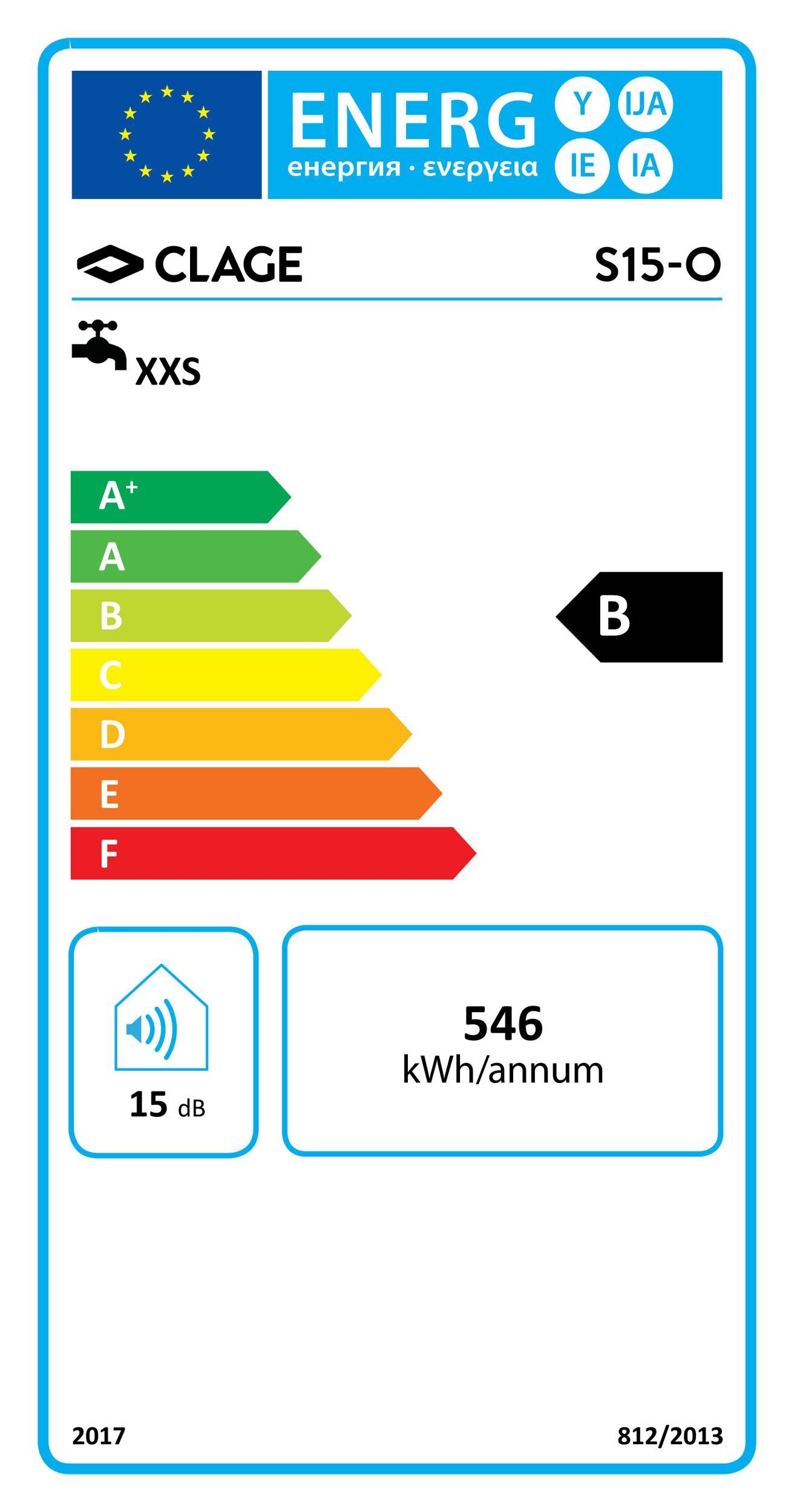 CLAGE Warmwasserspeicher S 15-O 